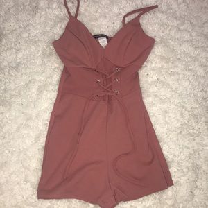 Fashion nova pink romper